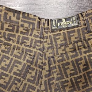 FENDI Zucca monogram skinny jeans
